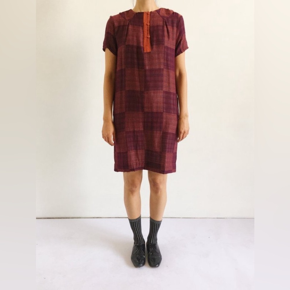 Ace & Jig organic cotton Billie Jean dress in carberet size xs